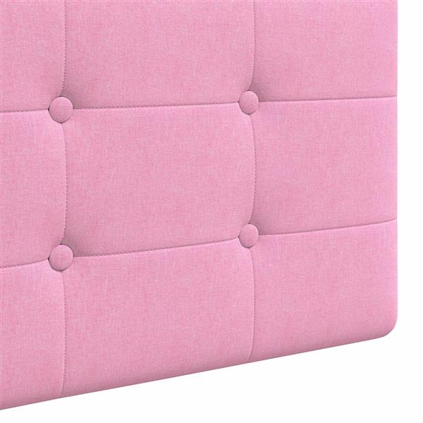 Grote foto vidaxl hangend hoofdeinde wandgemonteerd roze 210 x 55 x 5 cm antiek en kunst stoelen en banken