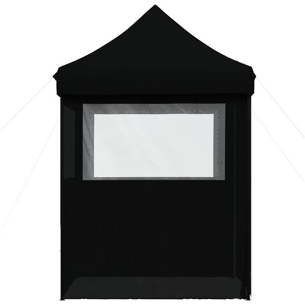 Grote foto vidaxl partytent zwart 200 x 200 x 306 cm oxford stof tuin en terras overige tuin en terras