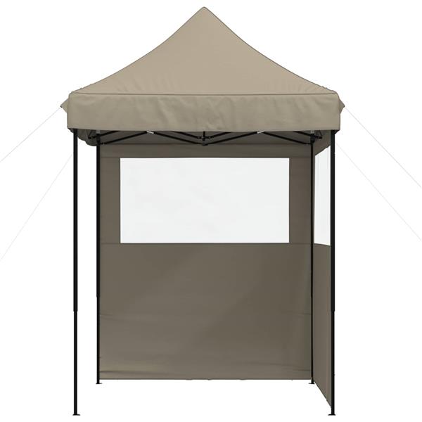 Grote foto vidaxl partytent taupe 200 x 200 x 306 cm oxford stof tuin en terras overige tuin en terras