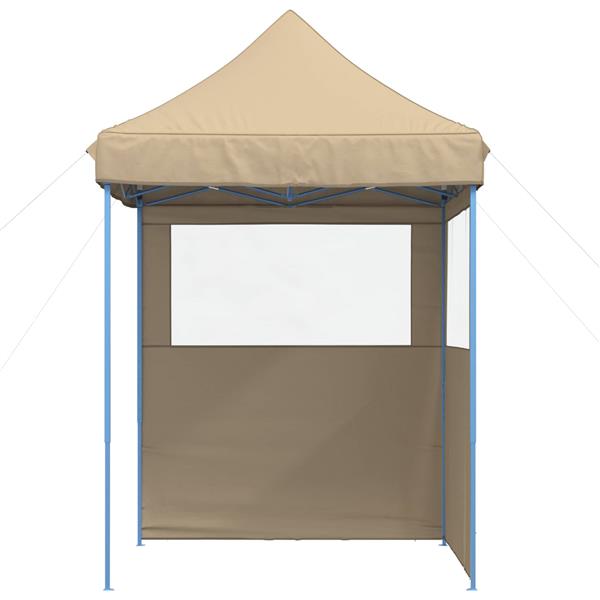 Grote foto vidaxl partytent beige 200 x 200 x 306 cm oxford stof tuin en terras overige tuin en terras