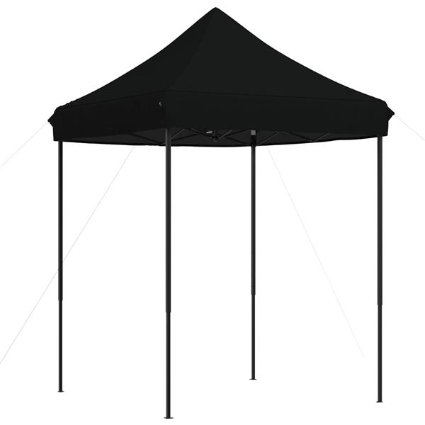 Grote foto vidaxl partytent zwart 200 x 200 x 306 cm oxford stof tuin en terras overige tuin en terras