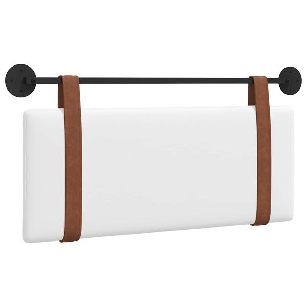 Grote foto vidaxl hangend hoofdeinde wandgemonteerd wit 100 x 40 cm bewerkt hout antiek en kunst stoelen en banken