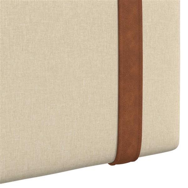 Grote foto vidaxl hangend hoofdeinde wandgemonteerd cr me 80 x 40 cm bewerkt hout antiek en kunst stoelen en banken