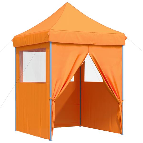 Grote foto vidaxl partytent oranje 200 x 200 x 306 cm oxford stof tuin en terras overige tuin en terras