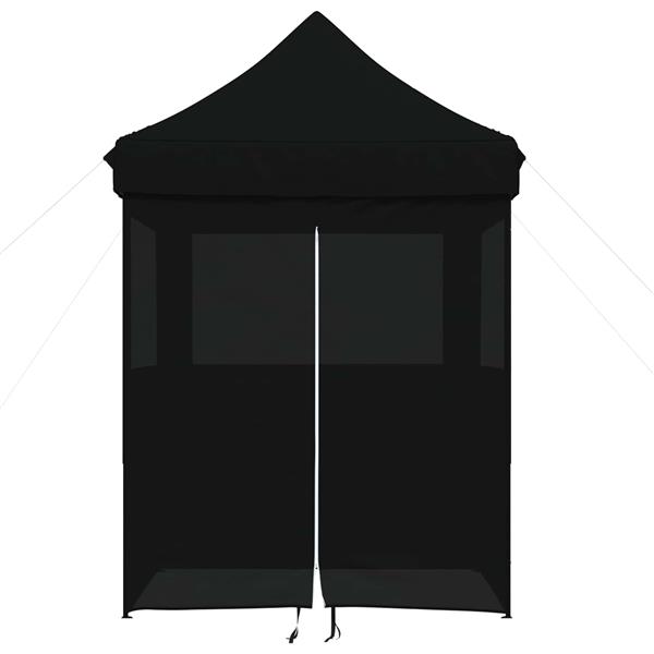 Grote foto vidaxl partytent zwart 200 x 200 x 306 cm oxford stof tuin en terras overige tuin en terras