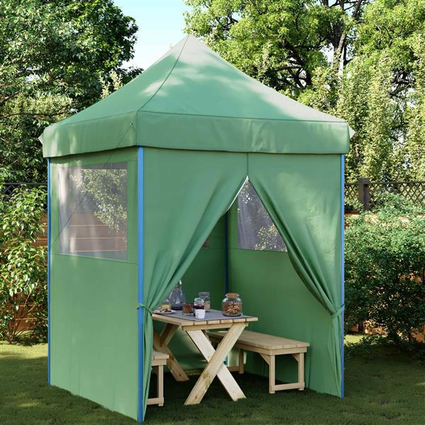 Grote foto vidaxl partytent groen 200 x 200 x 306 cm oxford stof tuin en terras overige tuin en terras