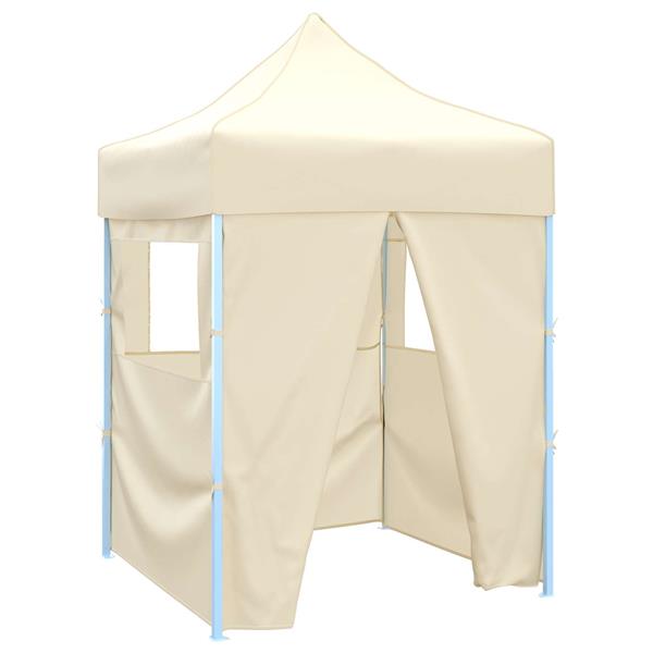 Grote foto vidaxl partytent cr me 200 x 200 x 315 cm oxford stof tuin en terras overige tuin en terras