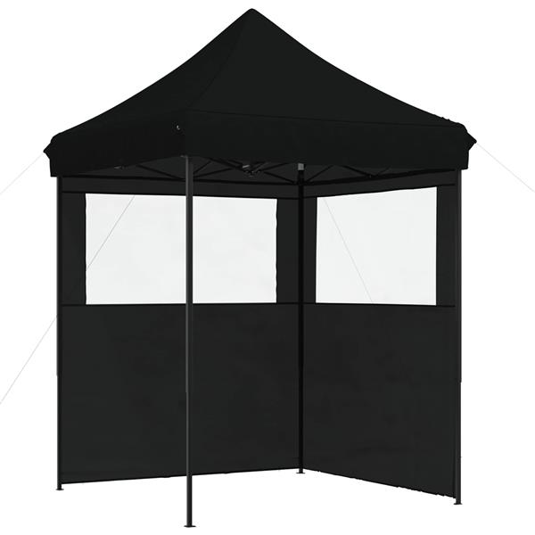 Grote foto vidaxl partytent zwart 200 x 200 x 306 cm oxford stof tuin en terras overige tuin en terras