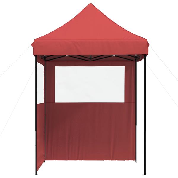 Grote foto vidaxl partytent bordeauxrood 200 x 200 x 306 cm oxford stof tuin en terras overige tuin en terras