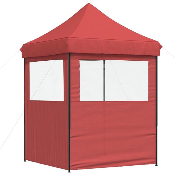 Grote foto vidaxl partytent bordeauxrood 200 x 200 x 306 cm oxford stof tuin en terras overige tuin en terras