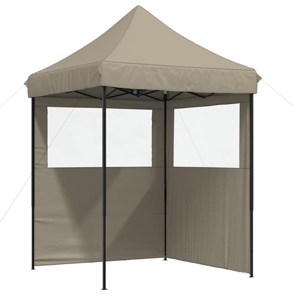 Grote foto vidaxl partytent taupe 200 x 200 x 306 cm oxford stof tuin en terras overige tuin en terras