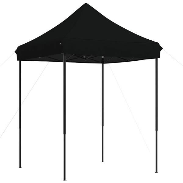 Grote foto vidaxl partytent zwart 200 x 200 x 306 cm oxford stof tuin en terras overige tuin en terras