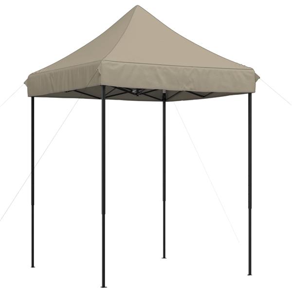 Grote foto vidaxl partytent taupe 200 x 200 x 306 cm oxford stof tuin en terras overige tuin en terras