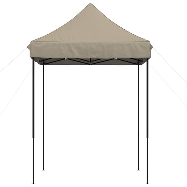 Grote foto vidaxl partytent taupe 200 x 200 x 306 cm oxford stof tuin en terras overige tuin en terras