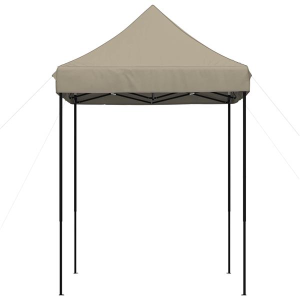 Grote foto vidaxl partytent taupe 200 x 200 x 306 cm oxford stof tuin en terras overige tuin en terras