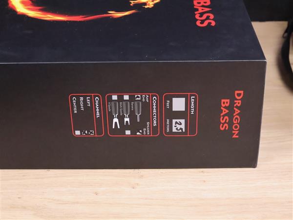 Grote foto audioquest dragon bass high end audio speaker cables 2 5 metre audio tv en foto onderdelen en accessoires