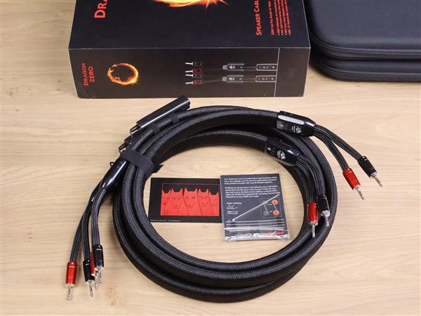 Grote foto audioquest dragon zero high end audio speaker cables 2 5 metre audio tv en foto onderdelen en accessoires