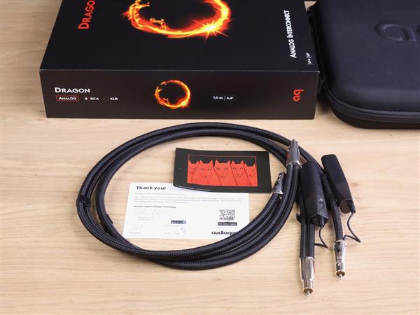 Grote foto audioquest dragon high end silver audio interconnects rca 1 0 metre audio tv en foto onderdelen en accessoires