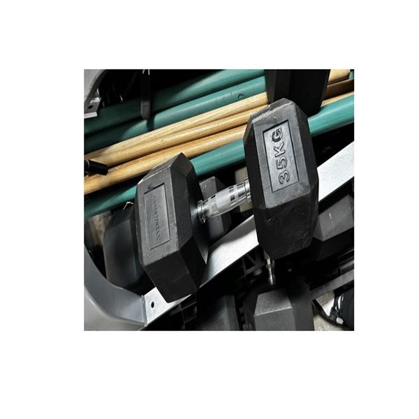 Grote foto crossmaxx hexagon dumbbells sport en fitness fitness