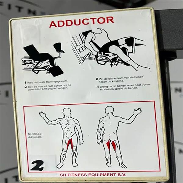 Grote foto technogym isotonic adductor sport en fitness fitness
