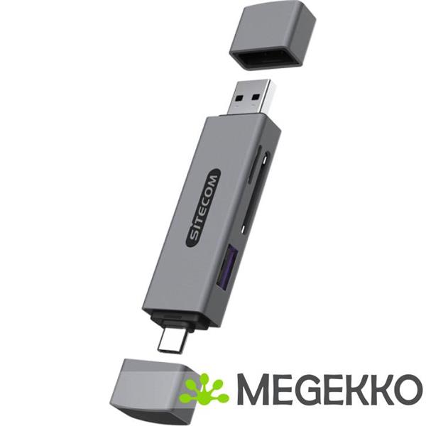 Grote foto sitecom usb a usb c stick card reader with usb port computers en software netwerkkaarten routers en switches