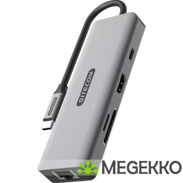 Grote foto sitecom 8 in 1 usb c power delivery multiport adapter computers en software overige computers en software