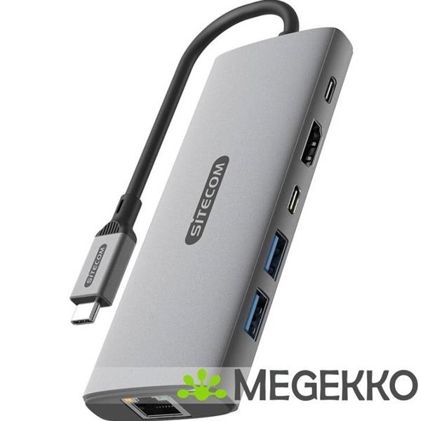 Grote foto sitecom 8 in 1 usb c power delivery multiport adapter computers en software overige computers en software
