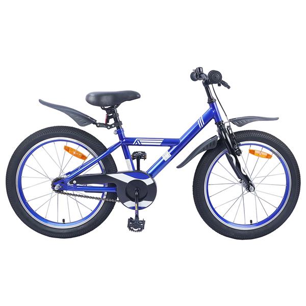 Grote foto vidaxl kinderfiets 18 inch voor 5 7 jaar donkerblauw fietsen en brommers herenfietsen
