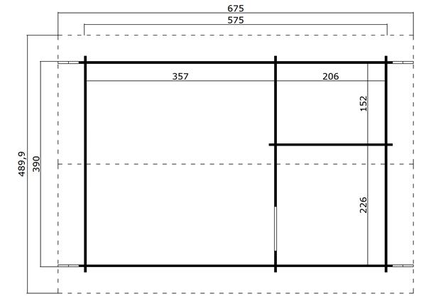 Grote foto blokhut chalet caroline 2.3 40mm tuin en terras tuinhuisjes en blokhutten