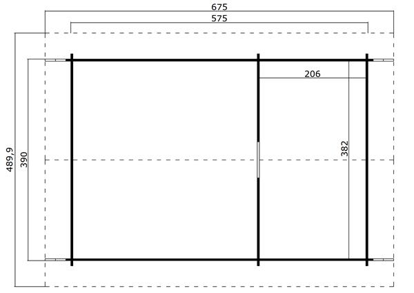 Grote foto blokhut chalet caroline 2.3 40mm tuin en terras tuinhuisjes en blokhutten