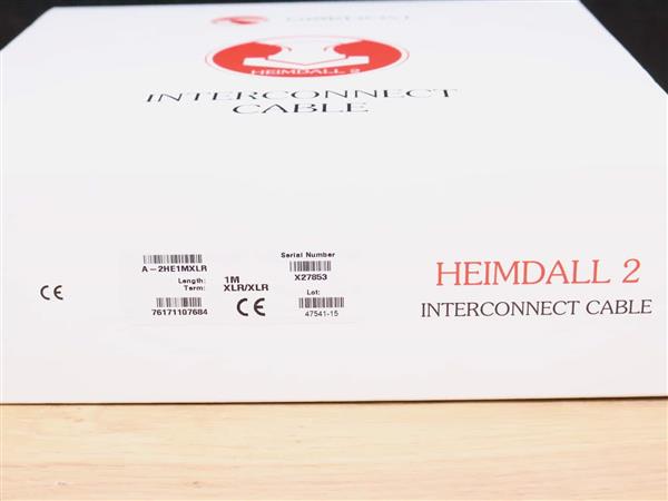 Grote foto nordost norse heimdall 2 audio interconnects xlr 1 0 metre audio tv en foto onderdelen en accessoires