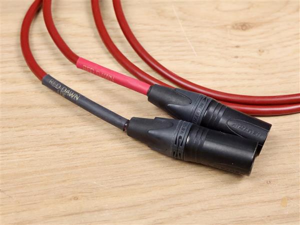 Grote foto nordost leif red dawn audio interconnects xlr 1 0 metre audio tv en foto onderdelen en accessoires