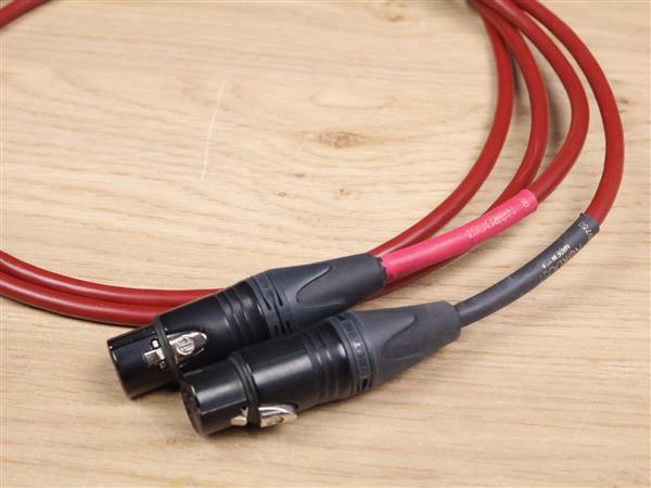 Grote foto nordost leif red dawn audio interconnects xlr 1 0 metre audio tv en foto onderdelen en accessoires