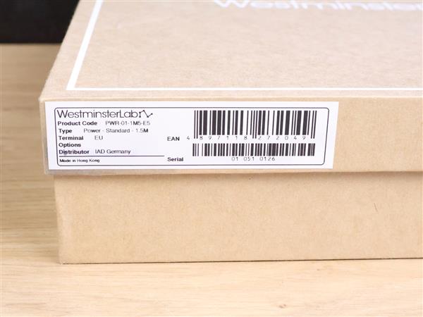 Grote foto westminsterlab standard high end audio power cable 1 5 metre audio tv en foto onderdelen en accessoires