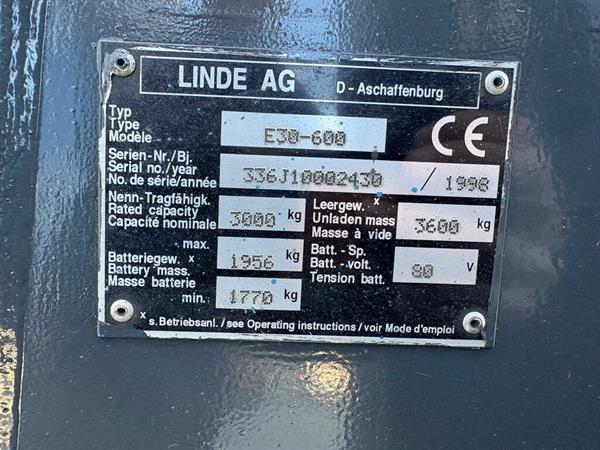 Grote foto vs 22644 elektrische triplex heftruck linde e30 agrarisch heftrucks