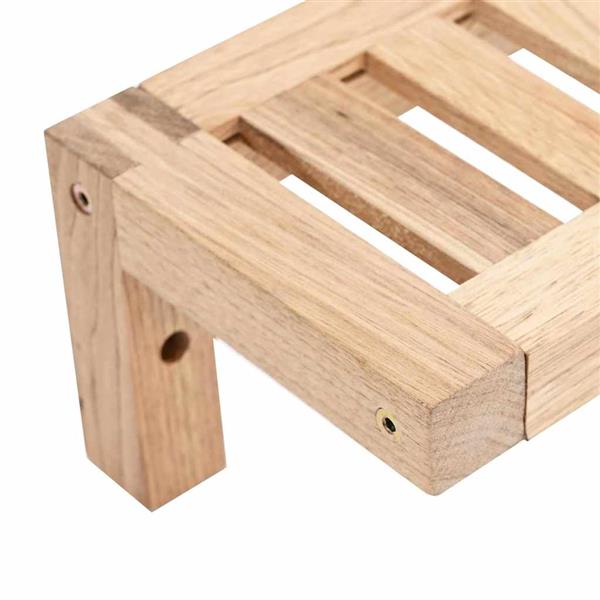 Grote foto vidaxl wandhangrek naturel 62 x 10 x 12 5 cm massief notenhout huis en inrichting overige