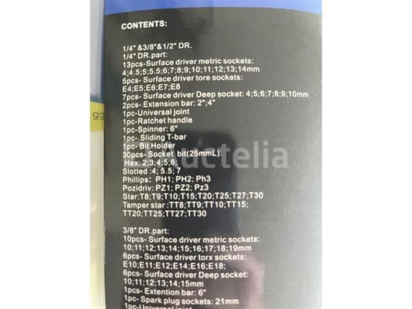 Grote foto 4 x 172 delige professionele doppenset doe het zelf en verbouw onderdelen en accessoires