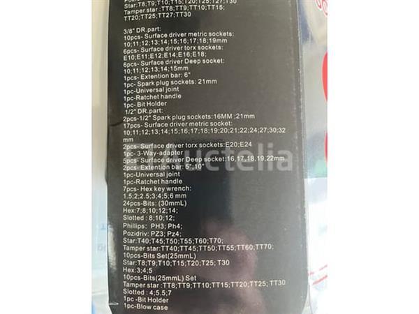 Grote foto 4 x 172 delige professionele doppenset doe het zelf en verbouw onderdelen en accessoires