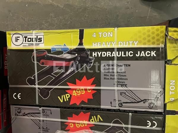 Grote foto extra lage garagekrik 4 ton en een 22 delige ringratel steeksleutel set 6 32mm doe het zelf en verbouw onderdelen en accessoires