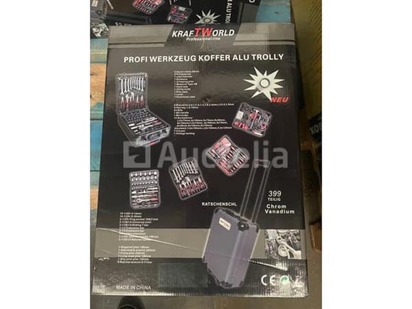 Grote foto 399 delige gereedschaps trolley 22 delige ringratel steeksleutel set 6 32mm en lange bougiesleutel doe het zelf en verbouw onderdelen en accessoires