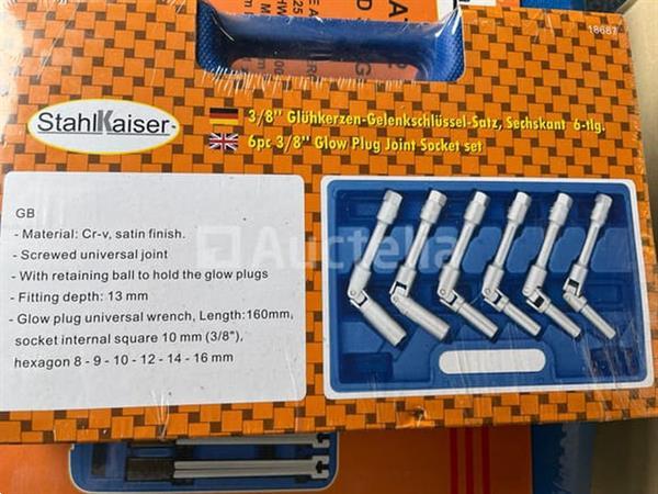 Grote foto 399 delige gereedschaps trolley 22 delige ringratel steeksleutel set 6 32mm en lange bougiesleutel doe het zelf en verbouw onderdelen en accessoires