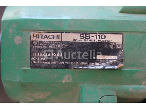 Grote foto hitachi sb 110 bandschuurmachine doe het zelf en verbouw ijzerwaren en bevestigingsmiddelen