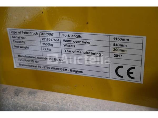 Grote foto total lifter handpalletwagen trp0007 doe het zelf en verbouw hefwerktuigen