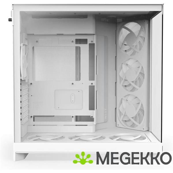 Grote foto nzxt h9 flow rgb white 2025 computers en software behuizingen en kasten