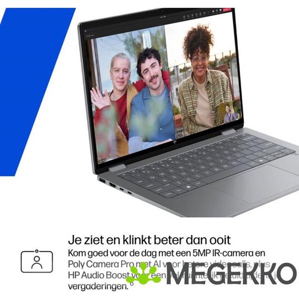 Grote foto hp omnibook x flipngai 14 fk0070nd copilot 14 amd ryzen ai 7 computers en software overige computers en software