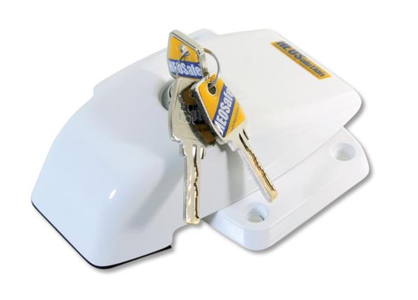 Grote foto heosafe van security lock 2 wit caravans en kamperen caravan accessoires