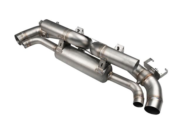 Grote foto porsche 992 911 turbo s ipe uitlaat auto onderdelen tuning en styling