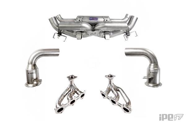 Grote foto porsche 992 911 turbo s ipe uitlaat auto onderdelen tuning en styling