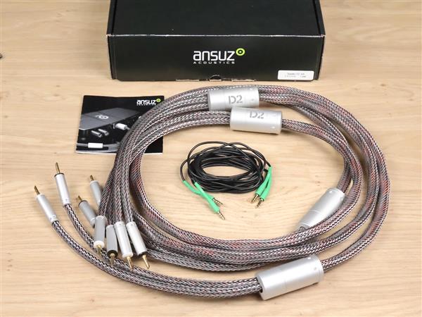 Grote foto ansuz acoustics speakz d2 diamond high end audio speaker cables 2 0 metre audio tv en foto onderdelen en accessoires