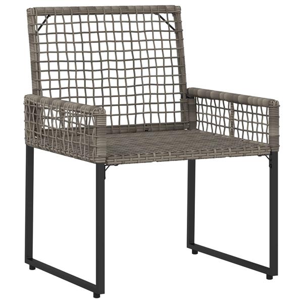 Grote foto vidaxl buitenmeubelset met kussen staal tuin en terras tuinmeubelen